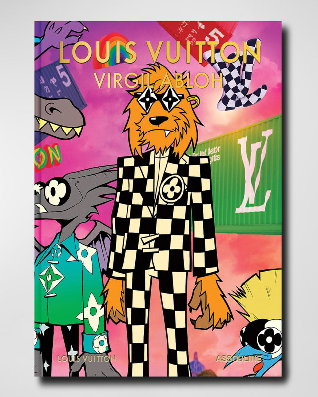 "Louis Vuitton: Virgil Abloh" Classic Cartoon Cover Book by Anders Christian Madsen